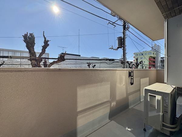 ライオンズマンション世田谷馬事公苑_南向きのバルコニーの写真