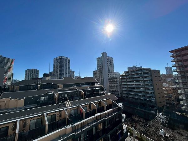 マンション雅叙苑_バルコニーからの眺望の写真