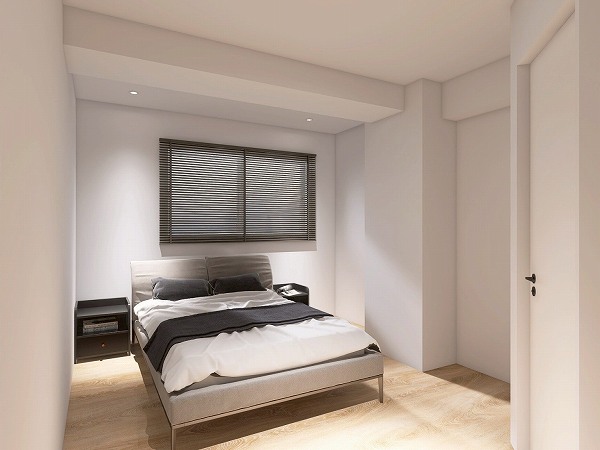 マンション雅叙苑_メインのベットルームに最適な洋室の写真