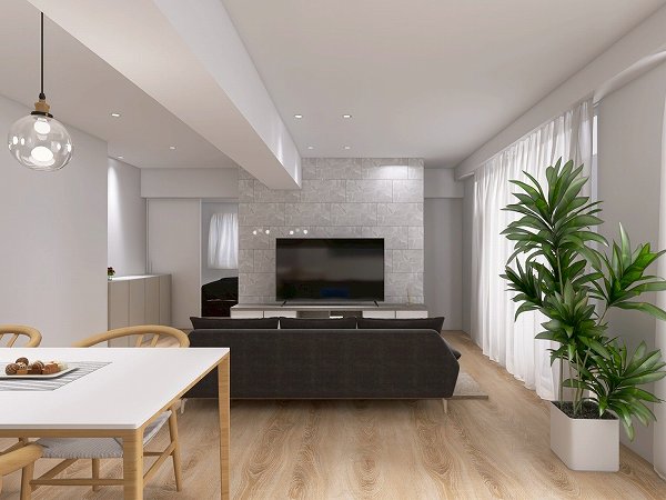 マンション雅叙苑_リビングダイニングキッチンの写真