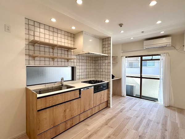 経堂ダイカンプラザ_お洒落なキッチンの写真