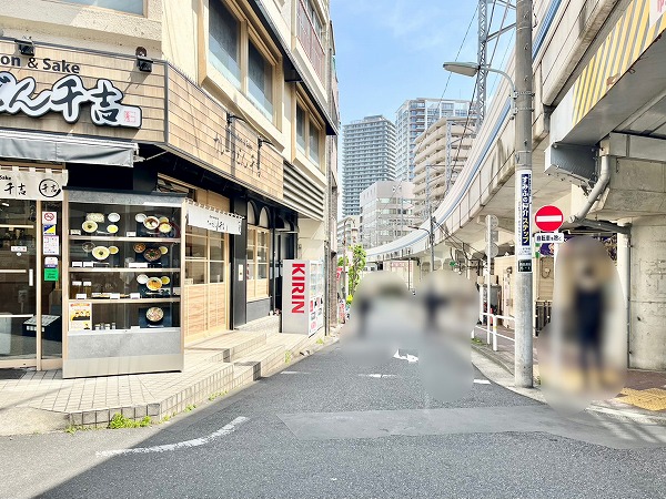不動前駅周辺の様子