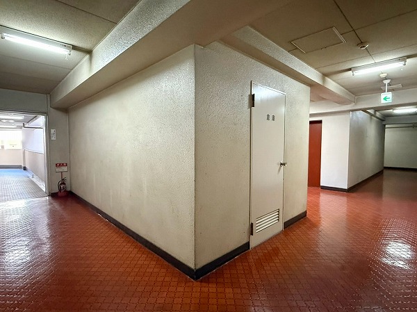 朝日九段マンション_外廊下の写真