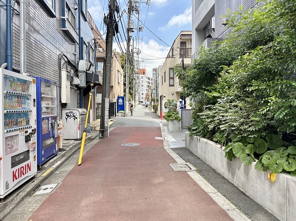 アートコート早稲田戸山公園までの道