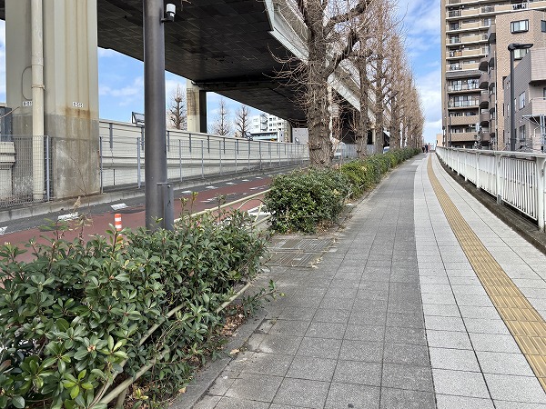 首都高速5号池袋線沿い