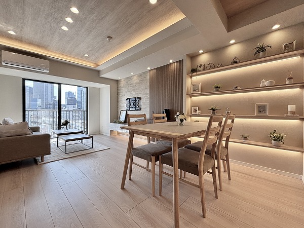 サンクレイドルレヴィール池袋_日当たり良好なリビングダイニングキッチンの写真