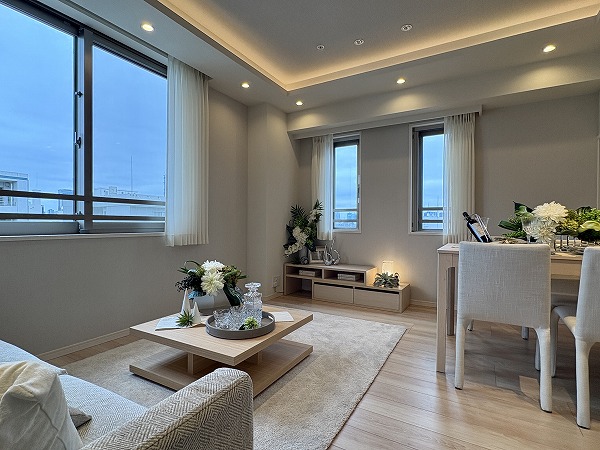 クオリア広尾_リビングダイニングキッチンの写真1