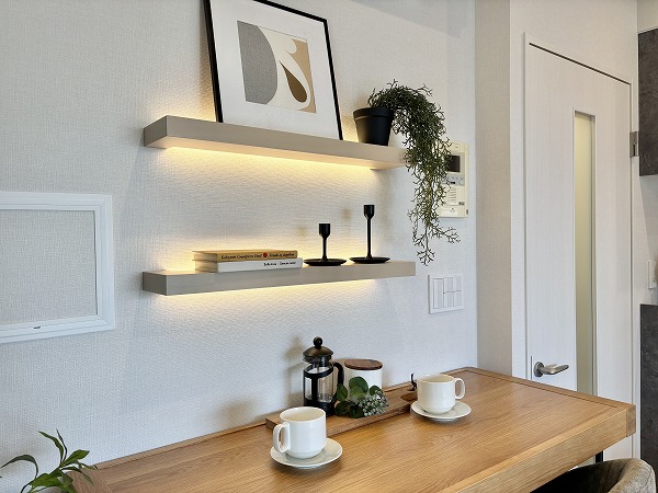 ダイナシティ文京根津_ウォールシェルフの写真