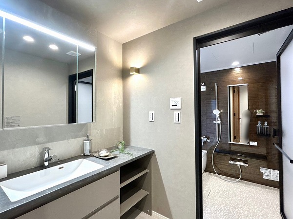 芦花公園プレスティージュ_使いやすいパウダールームの写真