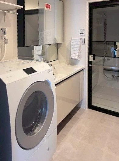 テラッツァ祖師谷大蔵_清潔感のあるパウダールームの写真