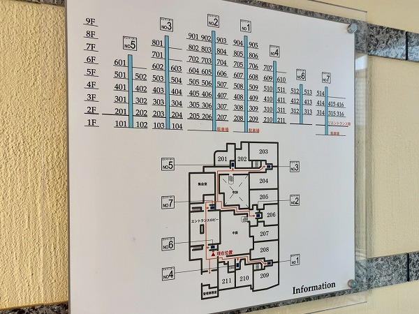 サンウッド文京開運坂上　案内地図