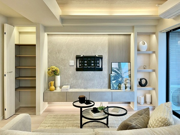 ディアナコート二子玉川園_テレビボードの写真