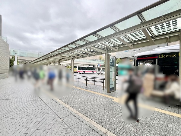 二子玉川駅のバス乗り場