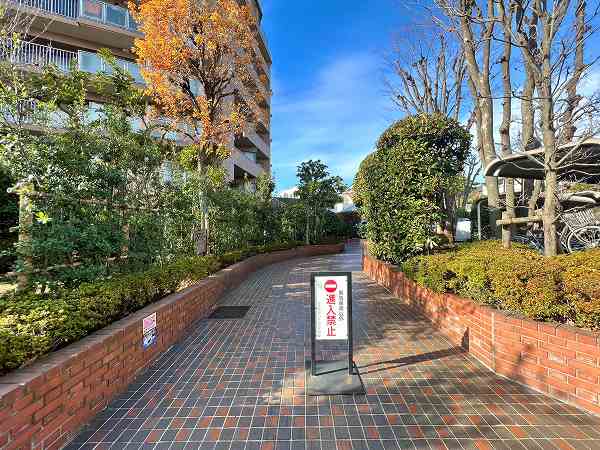 杉並和田ハイム　アプローチ