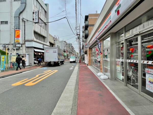 ヒルズ久が原へ向かう道