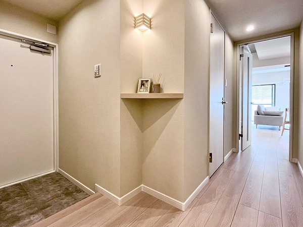 都立大アーバンハイム_廊下の写真