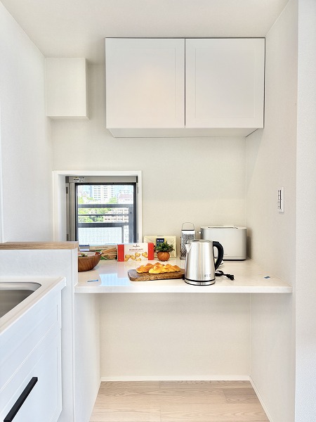 西早稲田シティタワー_キッチンカウンターの写真