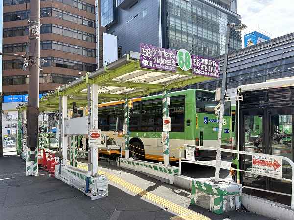 JR渋谷駅　バスターミナル