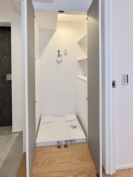 プレサンス本駒込アカデミア_洗濯機置き場の写真