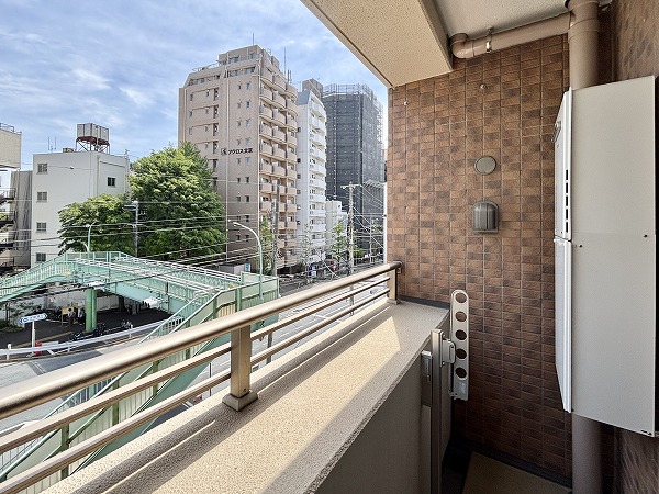 プレサンス本駒込アカデミア_東向きのバルコニーの写真