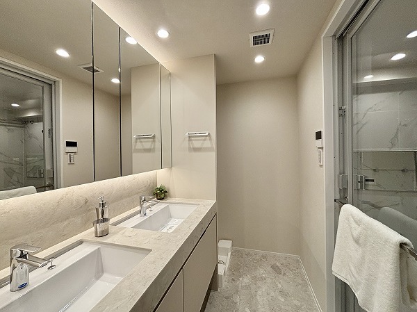 グランヴェール六義園_清潔感のあるパウダールームの写真