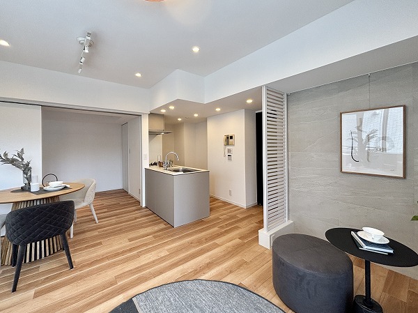 クオス目白ラ・プルーム_お洒落なリビングダイニングキッチンの写真