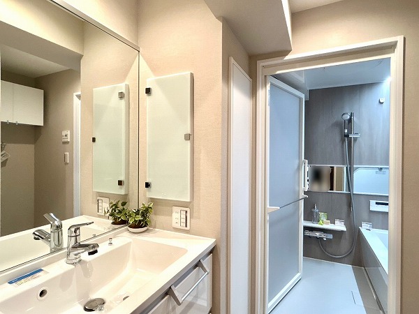 パールハイツ笹塚_清潔感のあるパウダールームの写真