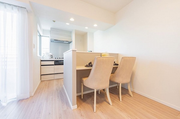 リシェ等々力_カウンターの写真