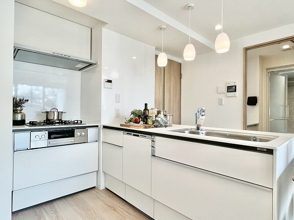 ピアースコード二子玉川_L字型キッチンの写真