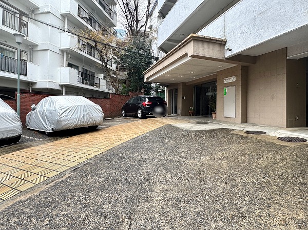 高輪中台マンション　アプローチ