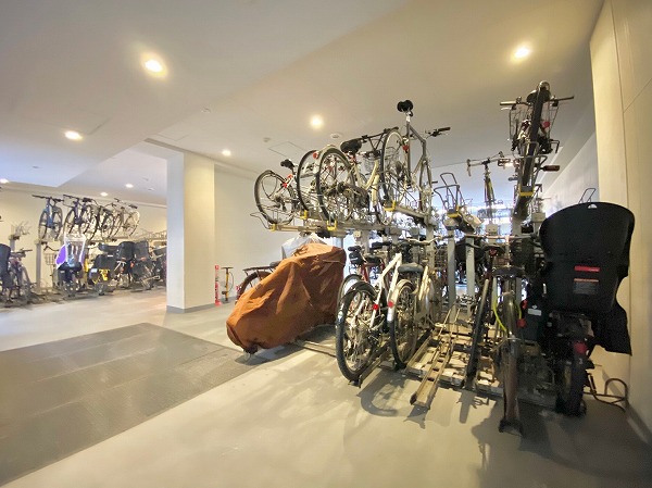 クラッシィハウス世田谷公園　駐輪場