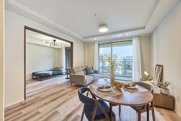 パークコート千代田富士見ザタワー_リビングダイニングキッチンの写真