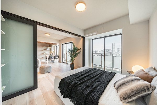 朝日白金台マンション_メインのベットルームに最適な洋室の写真2