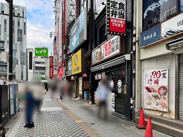 蒲田駅前の通り
