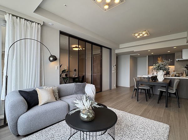 ル・サンク大崎シティタワー_リビングダイニングキッチンの写真1