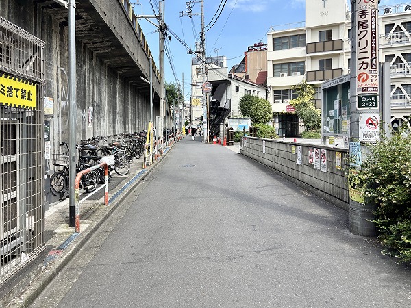 大久保ハウスまでの道