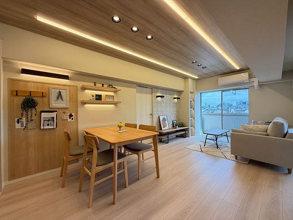 ミニカムマンション_リビングダイニングキッチンの写真2
