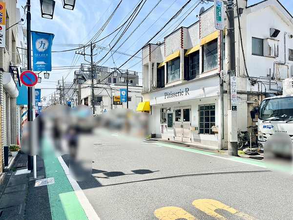 九品仏駅周辺の商店街