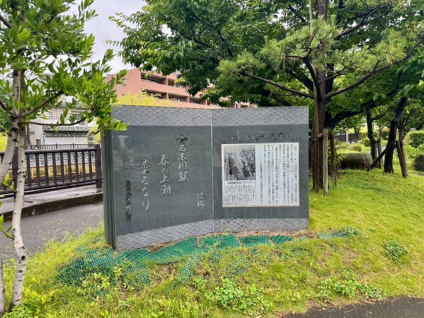 石田波郷生誕百年記念碑2