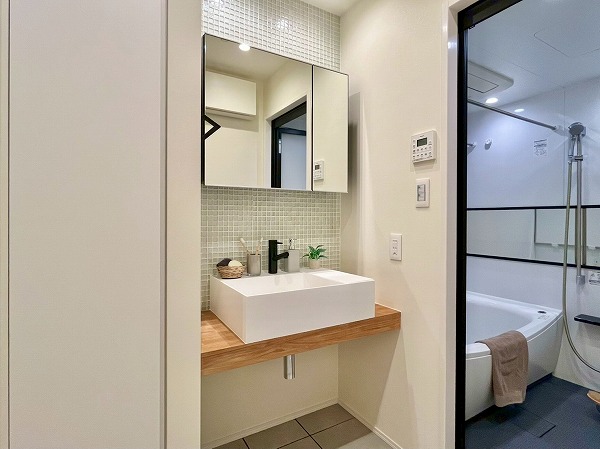 サンクタス三軒茶屋タイムズヴィレッジ_おしゃれなパウダールームの写真