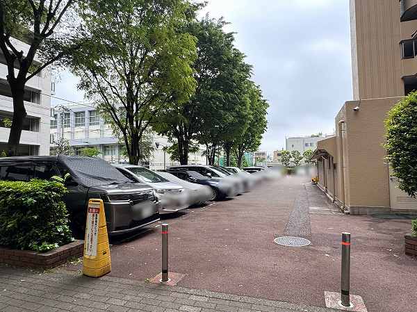 多摩川ハイム1号棟 駐車場