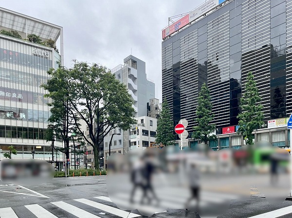 恵比寿駅前の様子
