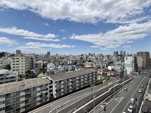 クレセントマンション_北西向き眺望の写真
