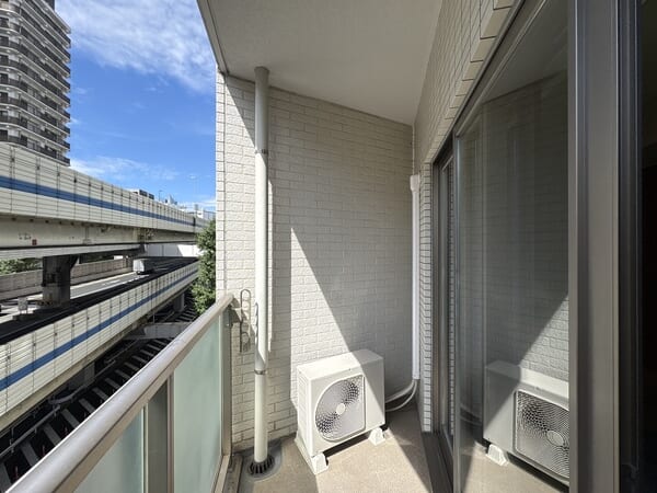 エクセレント麻布十番_広いバルコニーの写真