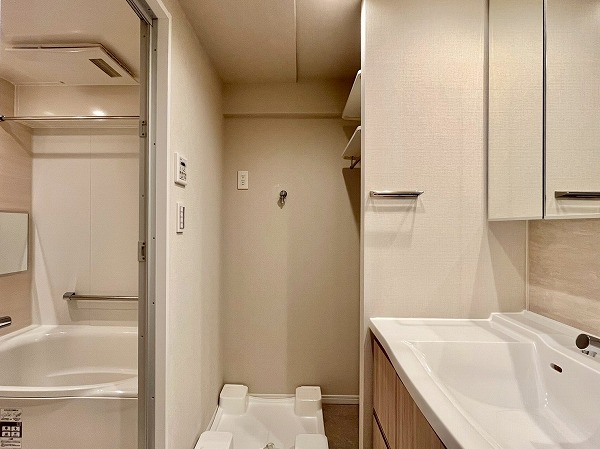 ライオンズマンション三宝徳_使いやすそうなパウダールームの写真