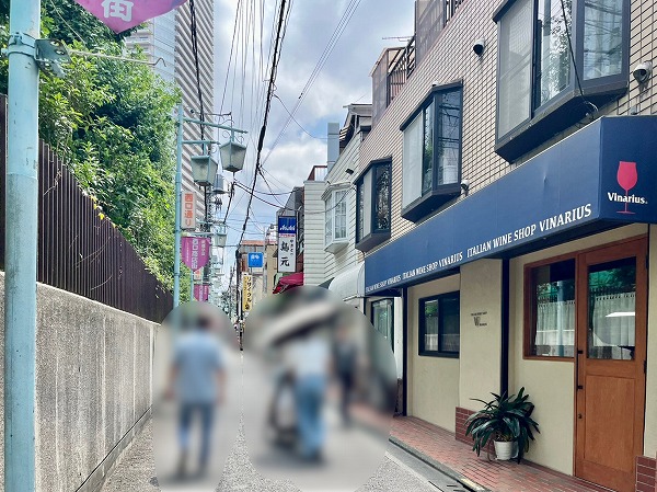 西口商店街の様子