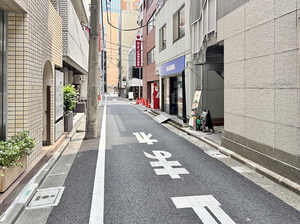 ライオンズマンション飯田橋駅前までの道