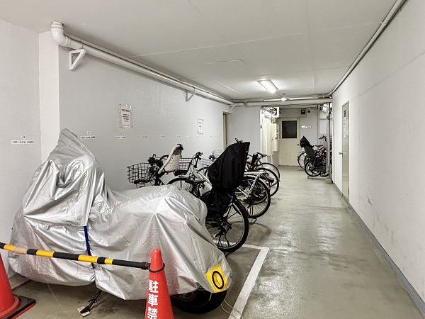 東高ペアシティ 車両置き場