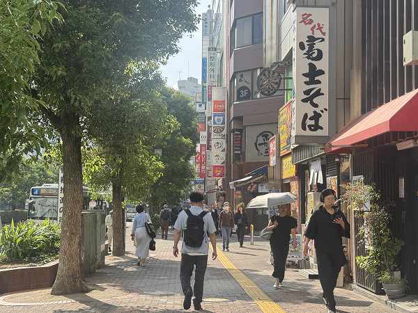 大森駅前の街並み