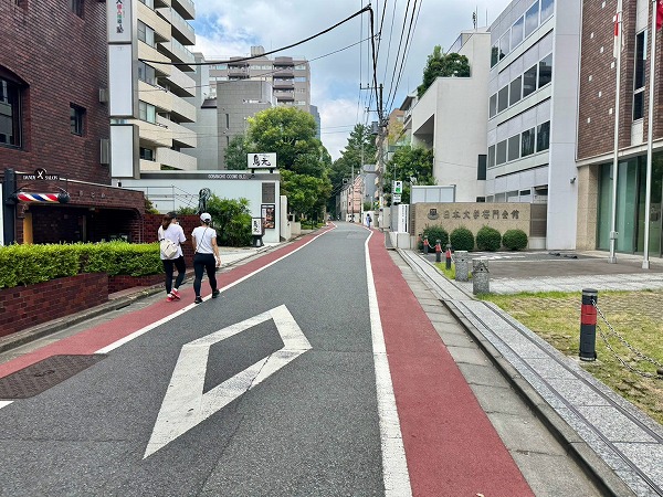 マンションまでの道のり